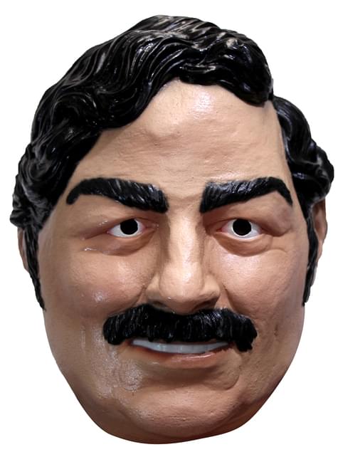 Máscara de Pablo Escobar para adulto - Narcos