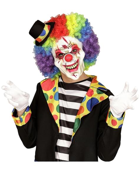 Máscara de payaso sanguinario