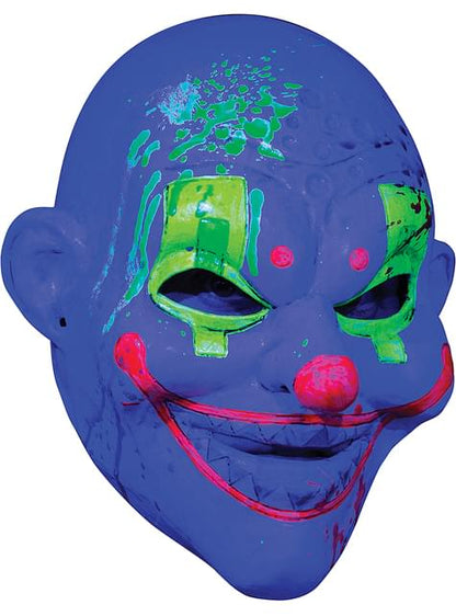 Máscara de payaso terrorífico efecto neón - Ghoulish | Funidelia