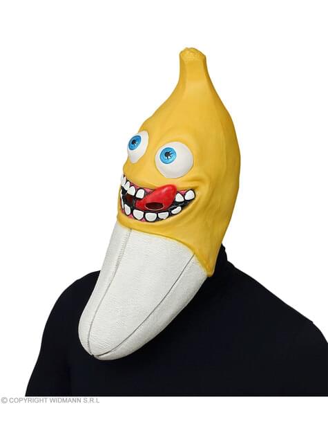 Máscara de plátano creepy para adulto