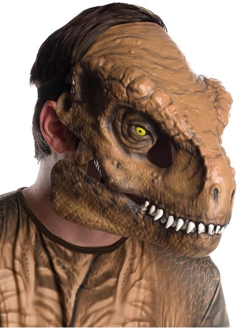 Máscara de Tiranosaurio Rex deluxe para adulto - Jurassic World