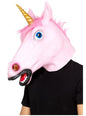 Máscara de unicornio rosa para adulto