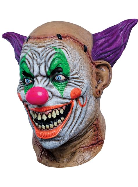 Máscara Payaso terrorífico de Neón