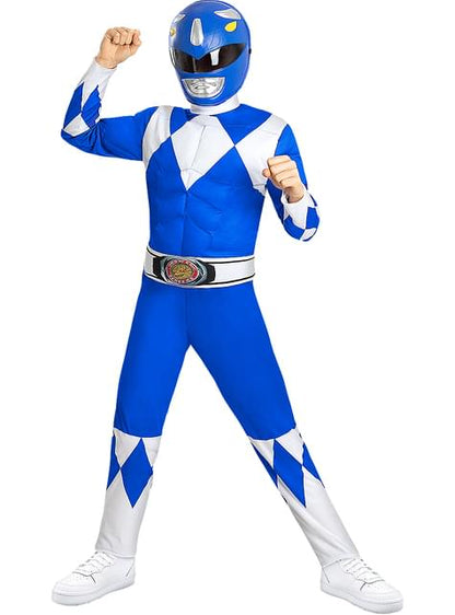 Máscara Power Ranger Azul para niños - Funiglobal | Funidelia