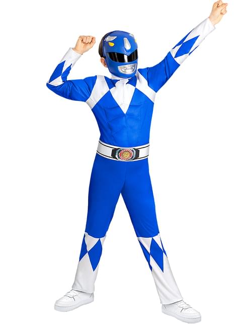 Máscara Power Ranger Azul para niños - Funiglobal | Funidelia
