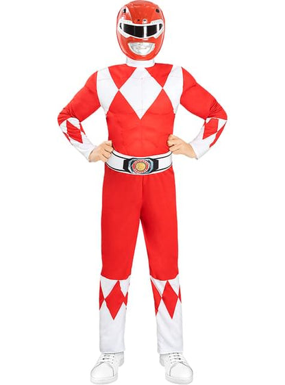 Máscara Power Ranger Rojo para niños - Funiglobal | Funidelia
