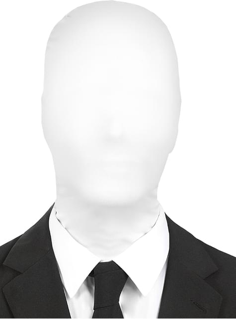 Máscara Slenderman blanca - Funiglobal | Funidelia