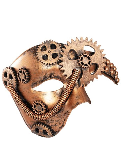 Media máscara Steampunk - Funiglobal | Funidelia