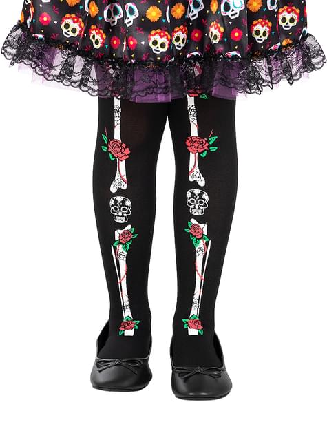 Medias de Catrina para niña - Funiglobal | Funidelia