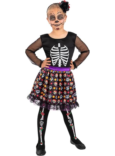 Medias de Catrina para niña - Funiglobal | Funidelia