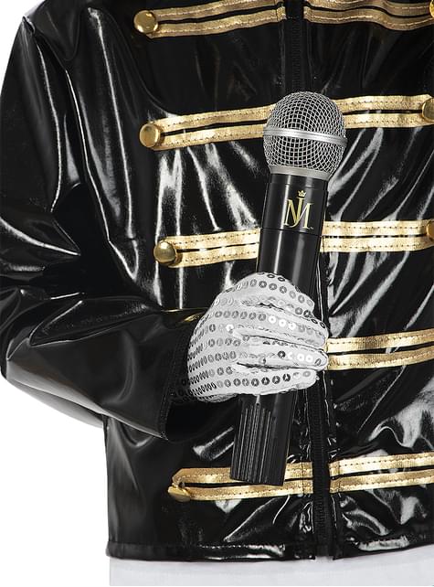Micrófono y guante de Michael Jackson - Funiglobal | Funidelia