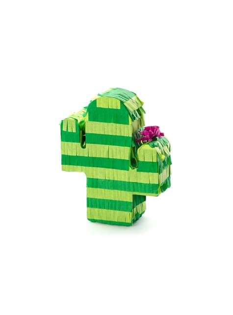 Mini piñata de cactus