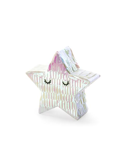 Mini piñata de estrella - Iridescent