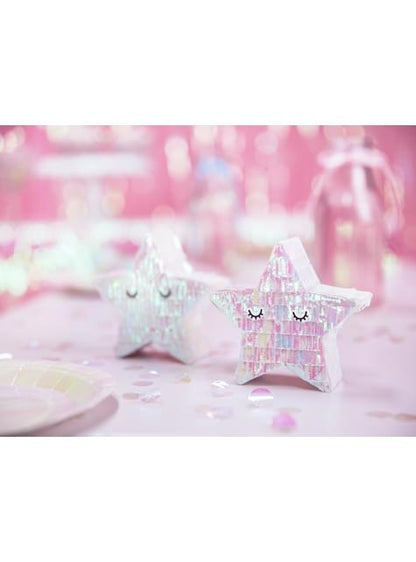 Mini piñata de estrella - Iridescent