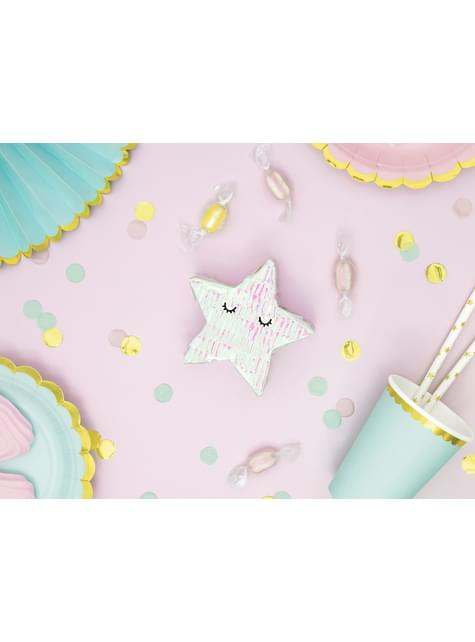 Mini piñata de estrella - Iridescent