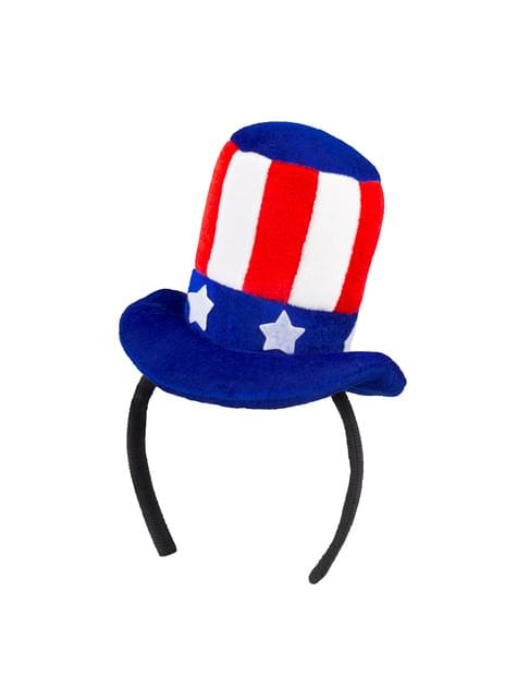 Mini sombrero de Tío Sam para mujer - Boland | Funidelia