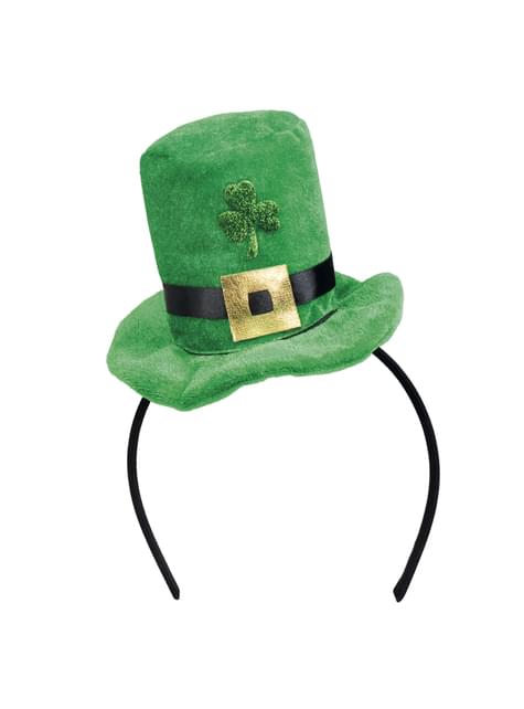 Mini sombrero leprechaun San Patricio para adulto - Boland | Funidelia