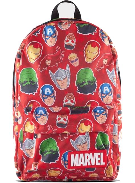 Mochila de Marvel roja estampada - DIFUZED Bioworld Europe | Funidelia