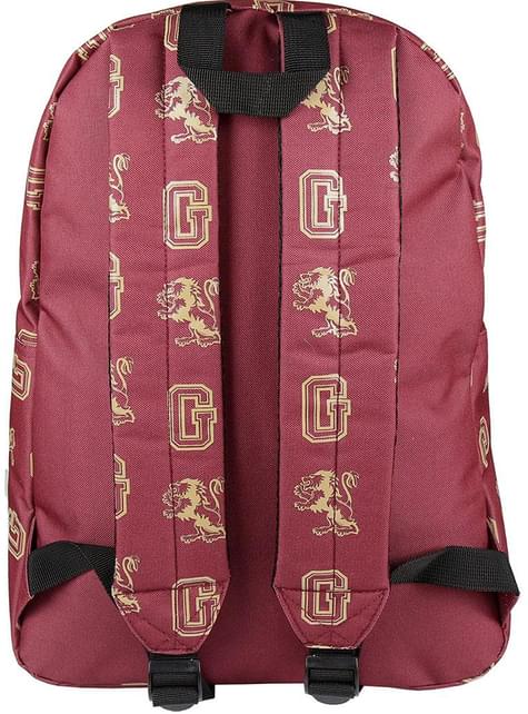 Mochila escolar de Gryffindor estampada - Harry Potter