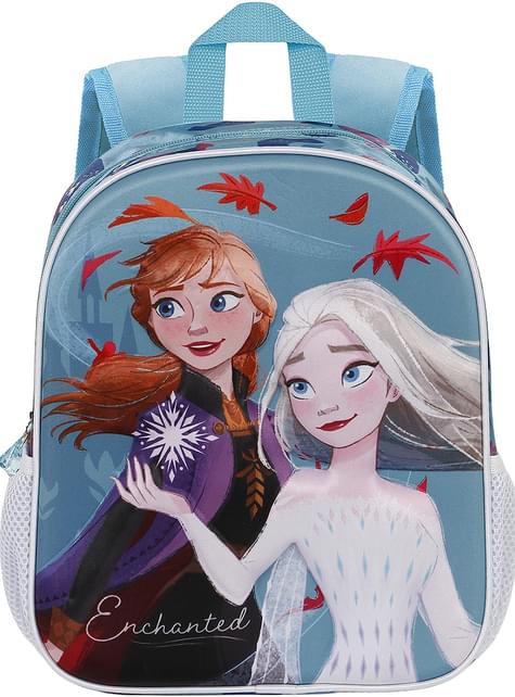 Mochila infantil 3D Frozen II Elsa y Anna 3D - Karactermania | Funidelia