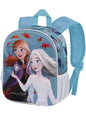 Mochila infantil 3D Frozen II Elsa y Anna 3D - Karactermania | Funidelia