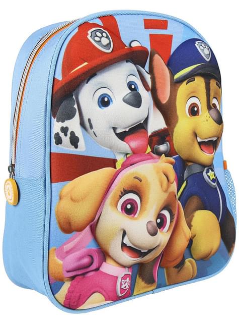 Mochila infantil 3D Patrulla Canina azul