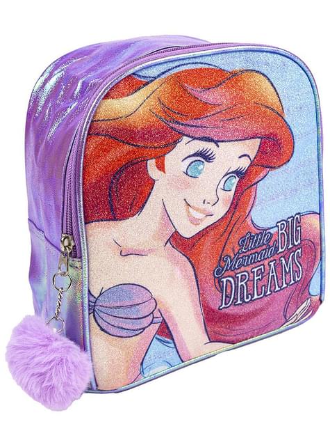 Mochila infantil Ariel brillante - La Sirenita - Artesanía Cerdá S.L. | Funidelia