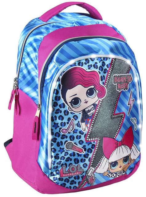 Mochila infantil LOL Surprise azul para niña - Artesanía Cerdá S.L. | Funidelia