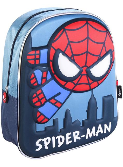 Mochila infantil Spiderman con luces 3D