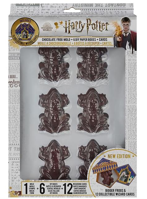 Molde de Ranas de chocolate con 12 cartas - Harry Potter - Cinereplicas | Funidelia
