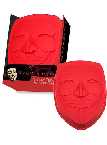 Molde de silicona para horno de la máscara de V de Vendetta - SD Distribuciones | Funidelia