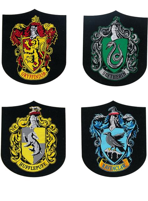Pack 4 parches de las cuatro casas de Harry Potter - Funiglobal | Funidelia