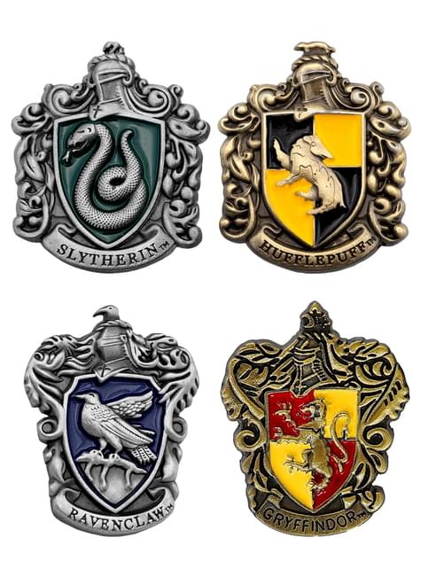 Pack 4 pines de las cuatro casas de Harry Potter - Funiglobal | Funidelia