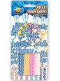 Pack de 24 Velas y 12 portavelas de colores para Cumpleaños - Guirca | Funidelia