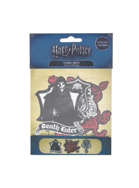 Pack de 3 parches Harry Potter Artes Oscuras - Cinereplicas | Funidelia