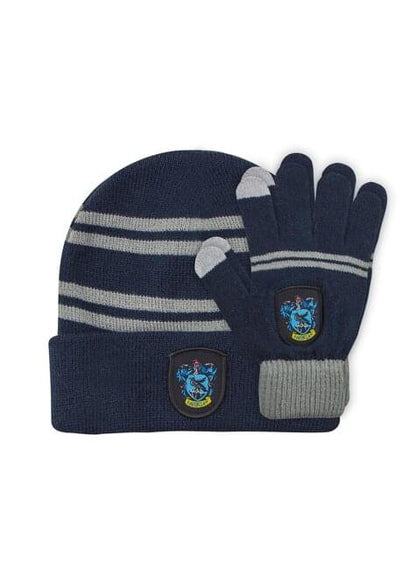 Pack de gorro y guantes Ravenclaw infantil - Harry Potter - Cinereplicas | Funidelia