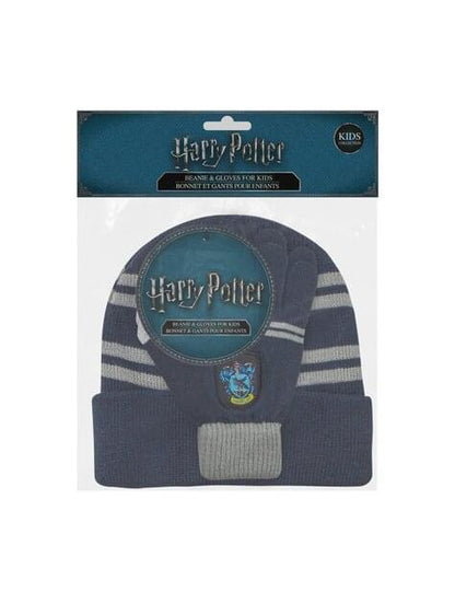 Pack de gorro y guantes Ravenclaw infantil - Harry Potter - Cinereplicas | Funidelia