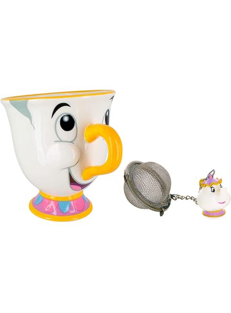 Pack regalo Chip: Taza e infusor - La Bella y la Bestia