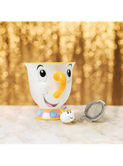 Pack regalo Chip: Taza e infusor - La Bella y la Bestia