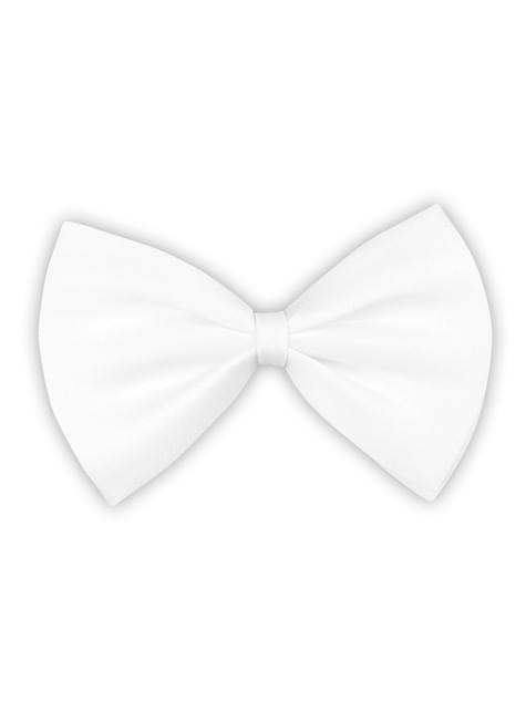 Pajarita blanca para adulto