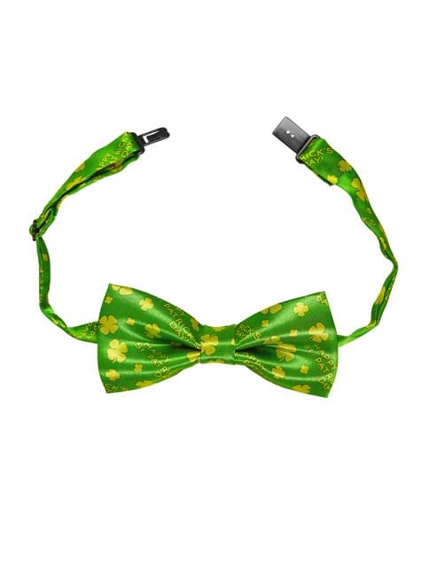 Pajarita San Patricio para adulto
