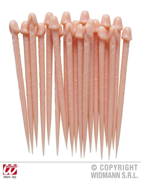 Palillos en forma de pene