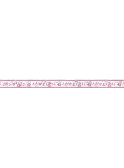 Pancarta Baby Shower rosa - Umbrellaphants Pink - Unique | Funidelia