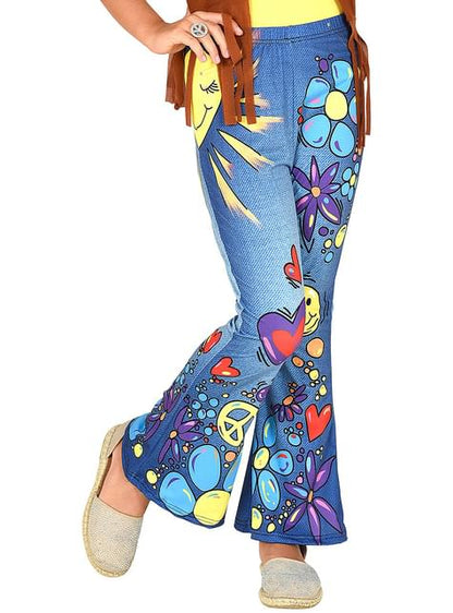 Pantalón de Hippie para niña - Widmann | Funidelia