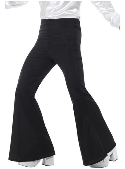 Pantalón de los 70 negro para hombre - Smiffys | Funidelia