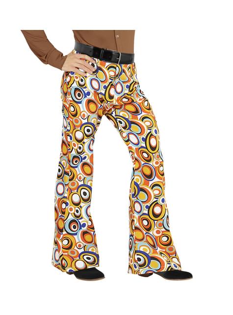 Pantalón retro burbujas de los años 70 para hombre