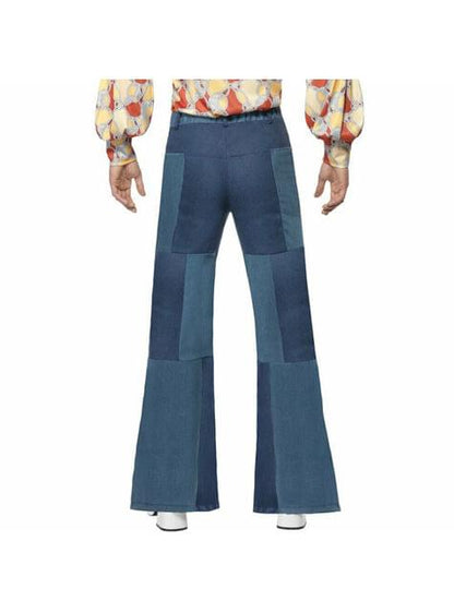 Pantalones de campana años 70 para hombre