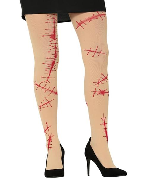 Pantys con cicatrices para mujer