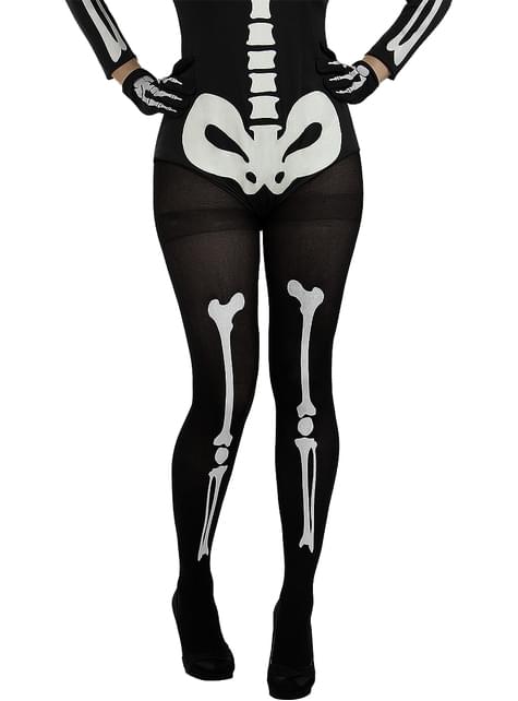 Pantys de esqueleto para mujer - Funiglobal | Funidelia