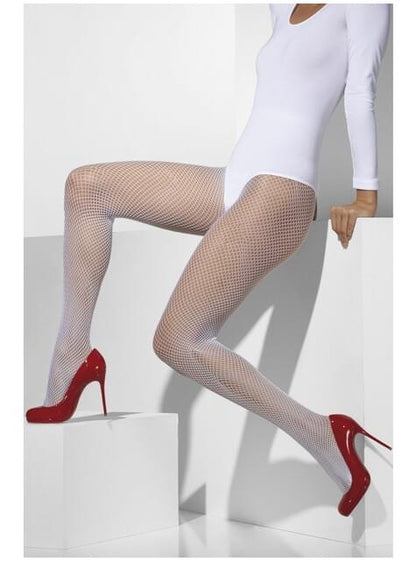 Pantys de rejilla blancas